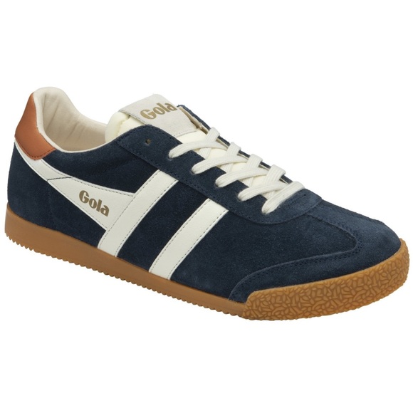 Gola Elan Navy and White Sneakers - Picture 1 of 7